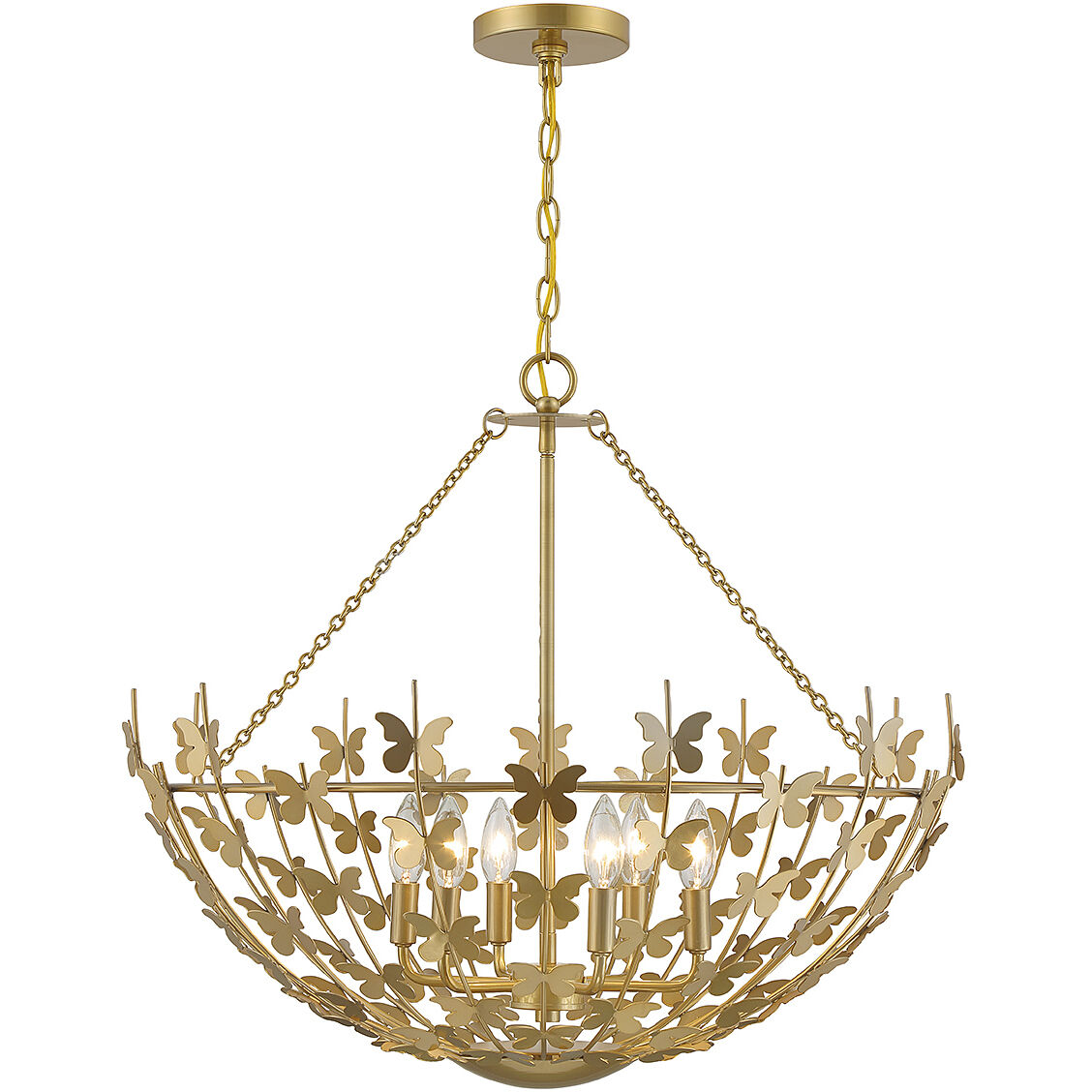 Birch 6 Light 28.00 inch Pendant