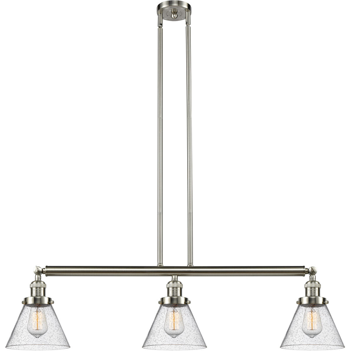 Franklin Restoration Large Cone 3 Light 40.25 inch Island Light