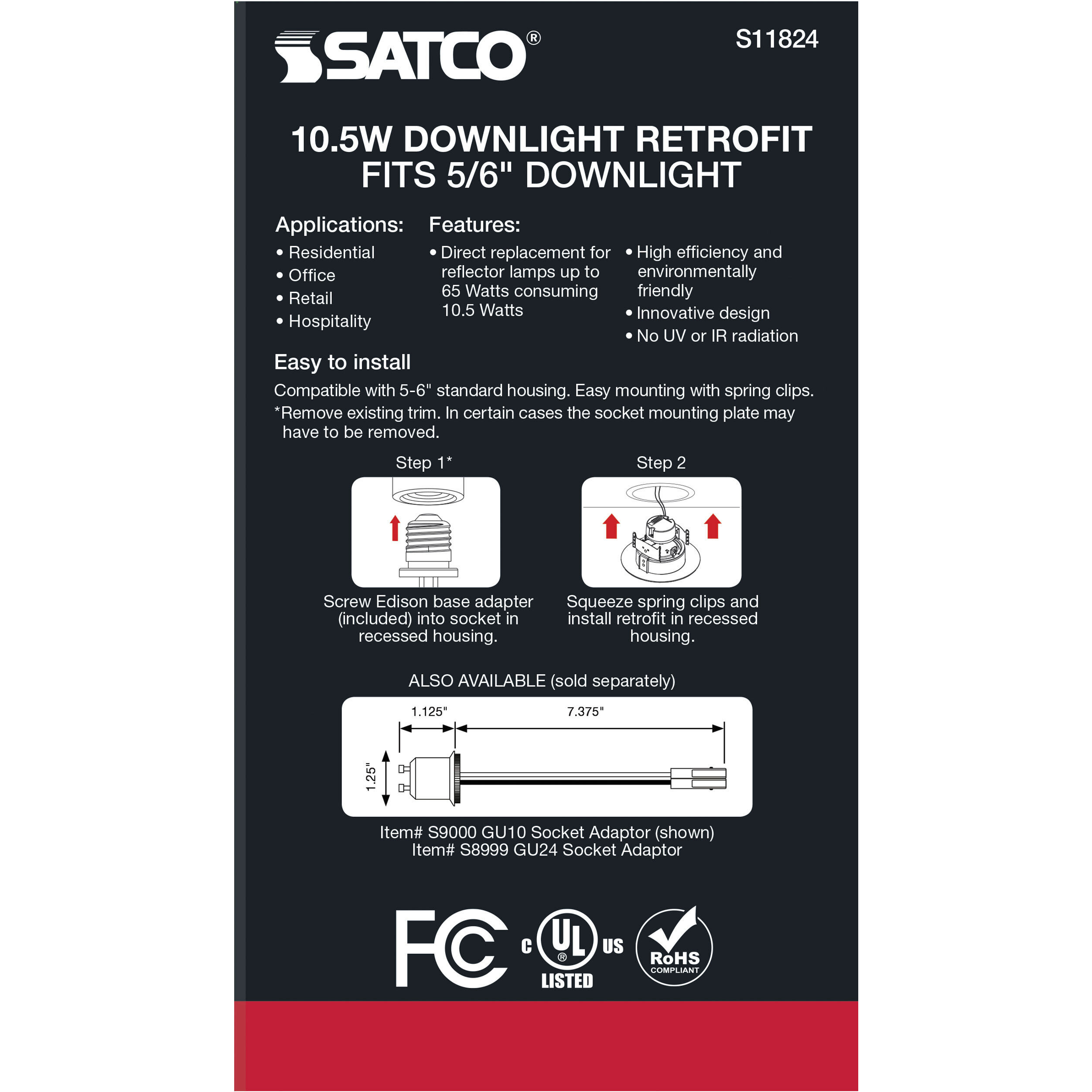 Satco s11824 deals