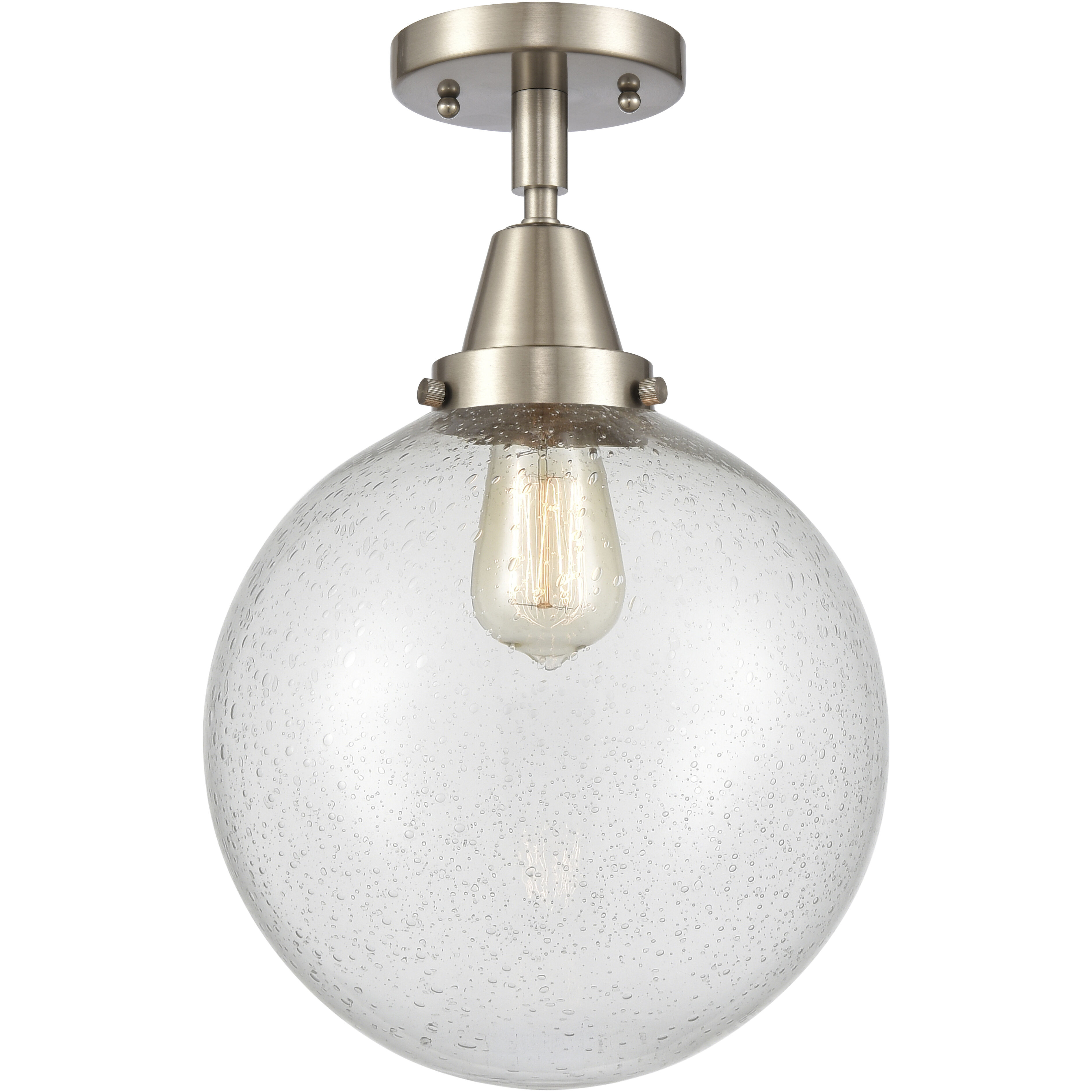 Downtown Urban Beacon 1 Light 10.00 inch Flush Mount