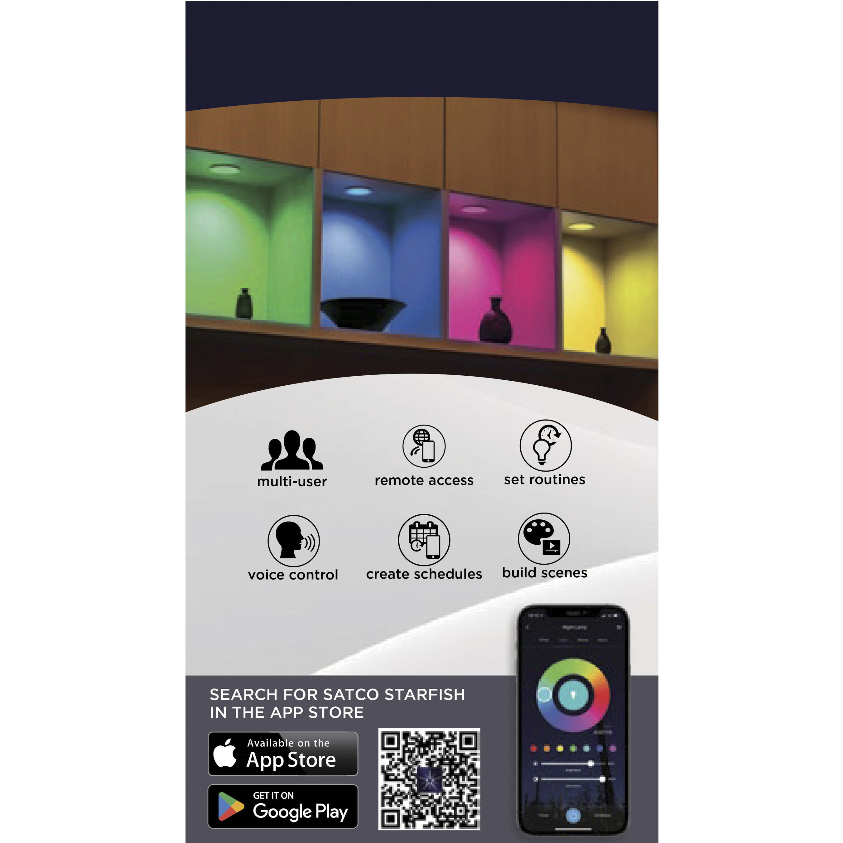 Starfish Integrated LED White Recessed