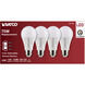 Lumos Medium 12.00 watt 3000K Light Bulb, Pack of 4