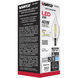 Lumos LED Candelabra Candelabra 4.00 watt 3000K LED Flame Tip 