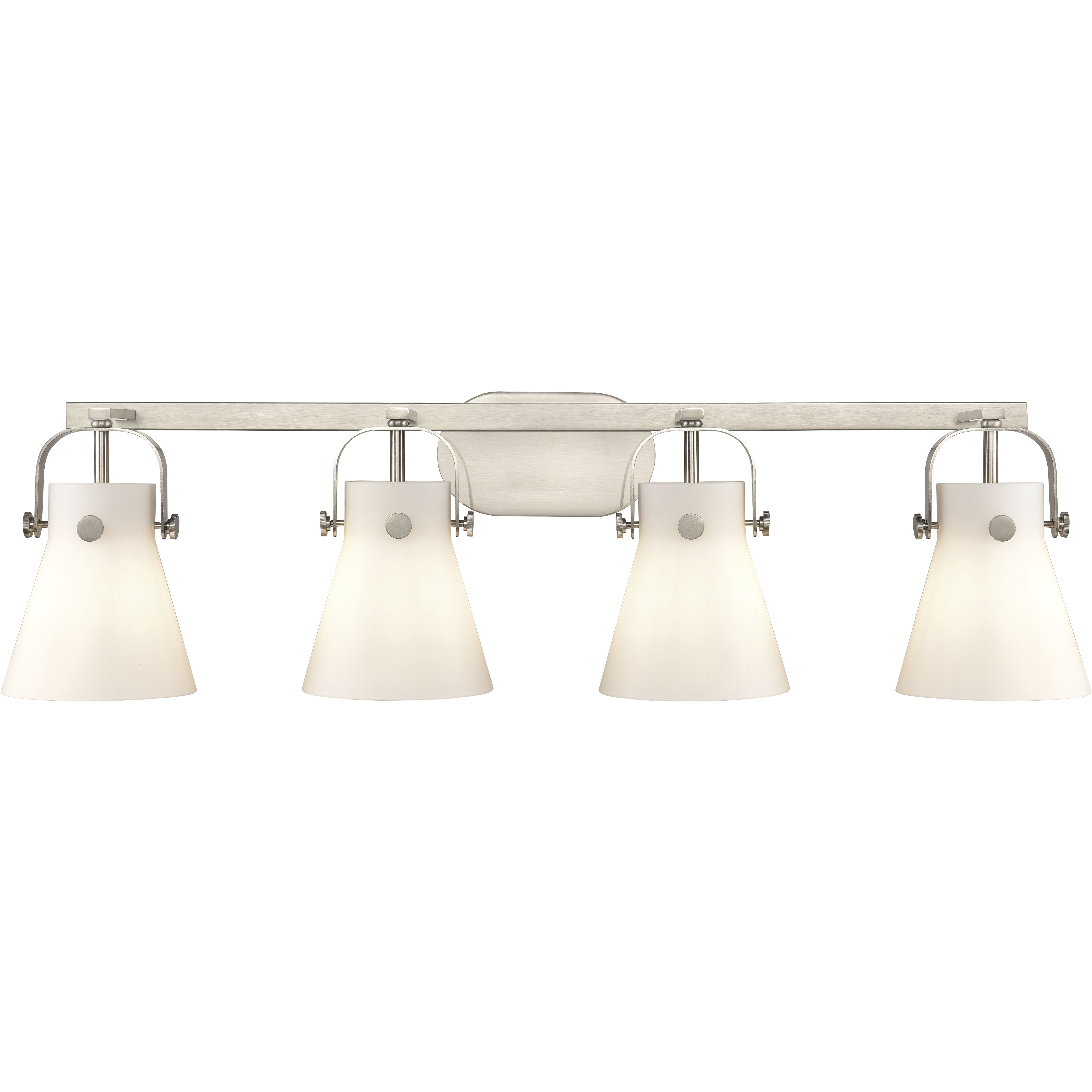 Pilaster II Cone 4 Light 36.50 inch Bathroom Vanity Light