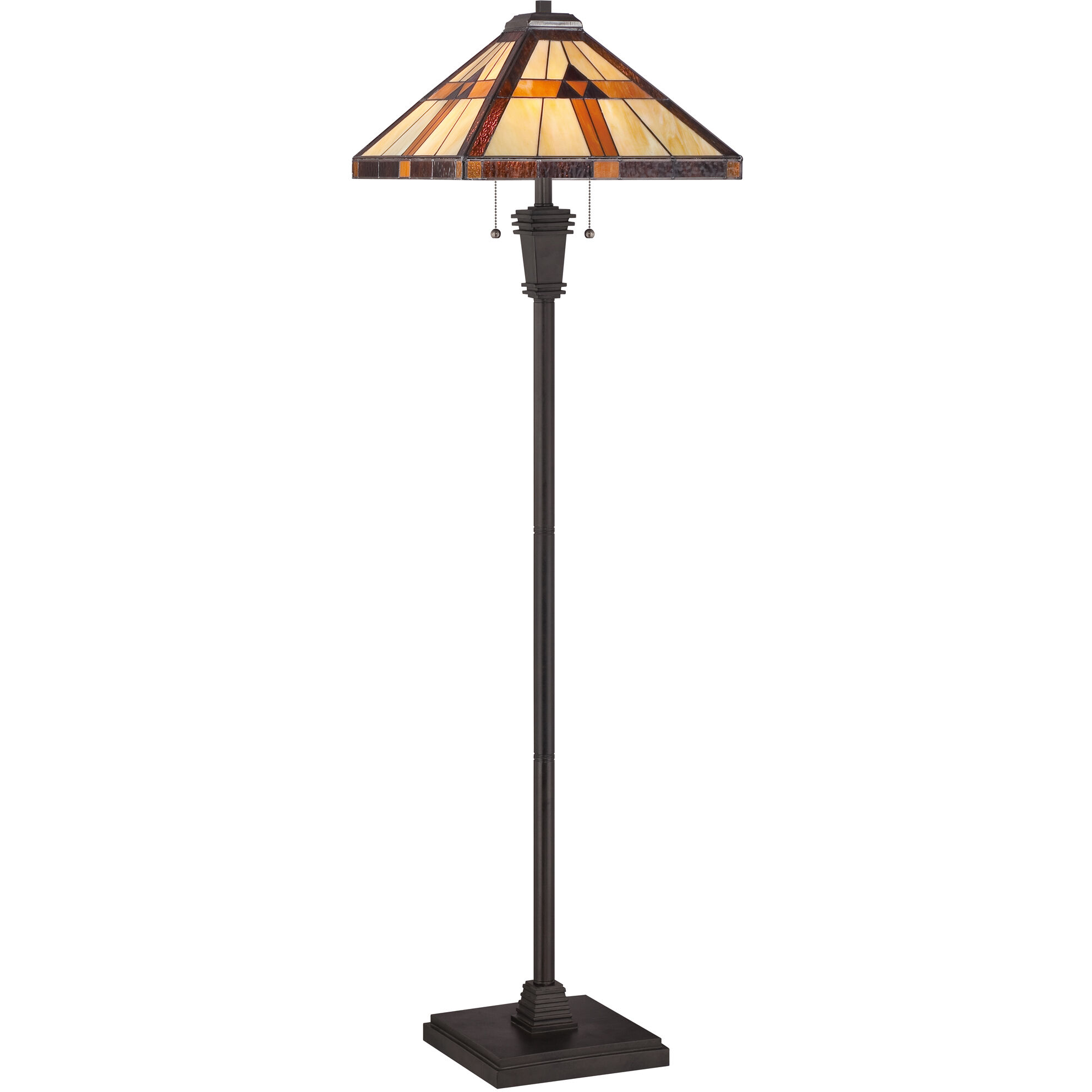 Bryant 60 inch 100.00 watt Authentic Bronze Floor Lamp Portable Light, Naturals