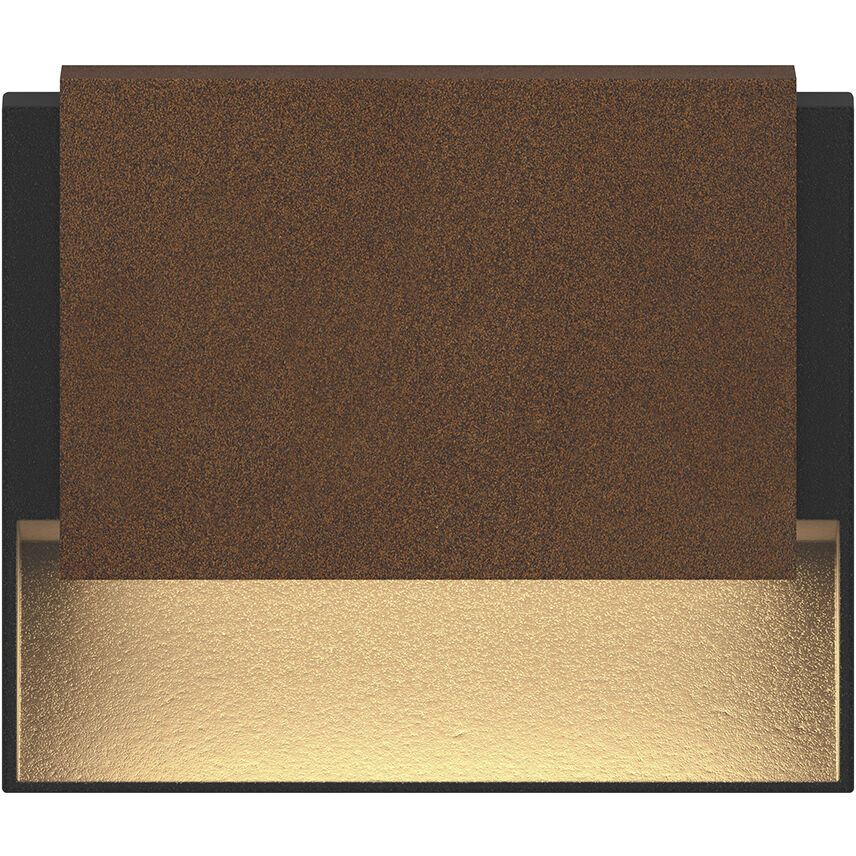 Piazza 277 5 watt Anthracite with Rust Outdoor Step Light