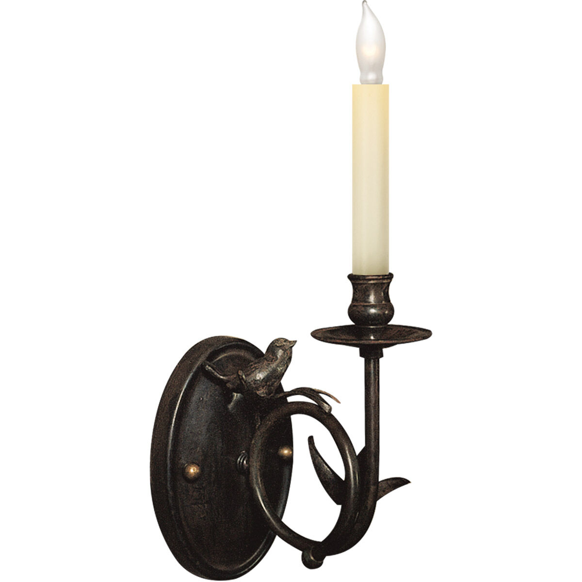 Chapman & Myers Perching Bird 1 Light 5.00 inch Wall Sconce