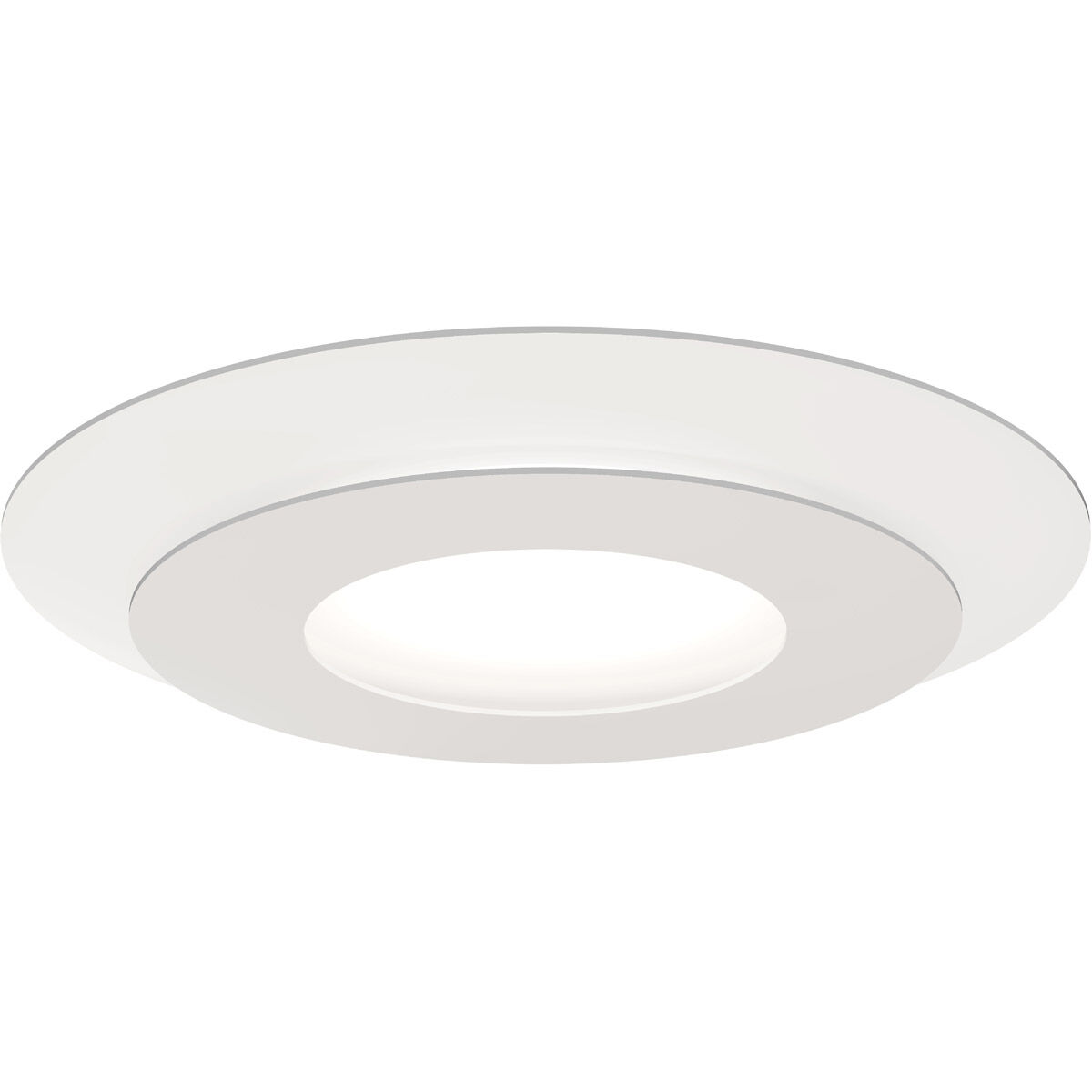 Offset LED 20 inch Textured White Flush Mount Ceiling Light