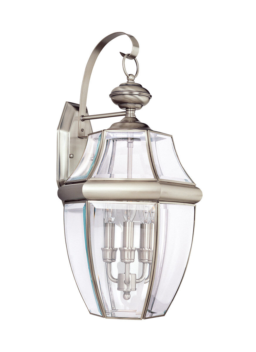 Lancaster 3 Light 11.75 inch Outdoor Wall Light