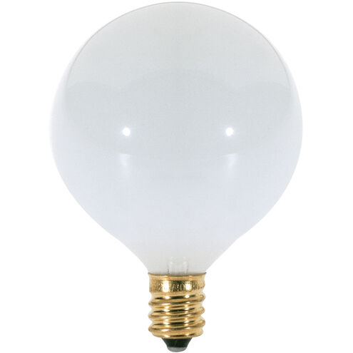 Lumos Incandescent G16 1/2 Candelabra E12 25 watt 120V 2700K Light Bulb