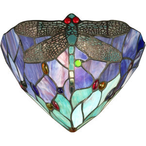 Evelyn 1 Light 12 inch Antique Brass Wall Sconce Wall Light