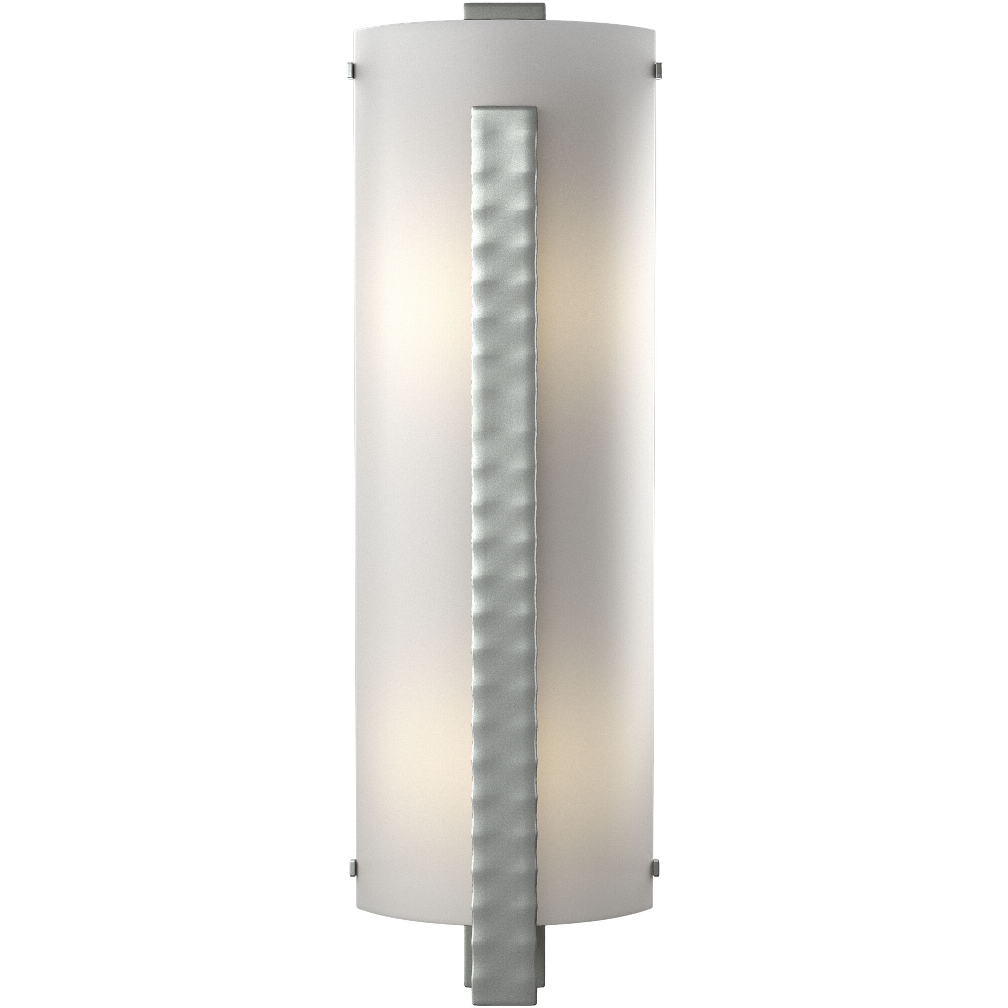 Forged Vertical Bar 2 Light 7.25 inch Vintage Platinum ADA Sconce Wall Light, Large - Open Box