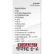 Lumos LED Medium 8 watt 120 2700K LED Filament, LED Filament