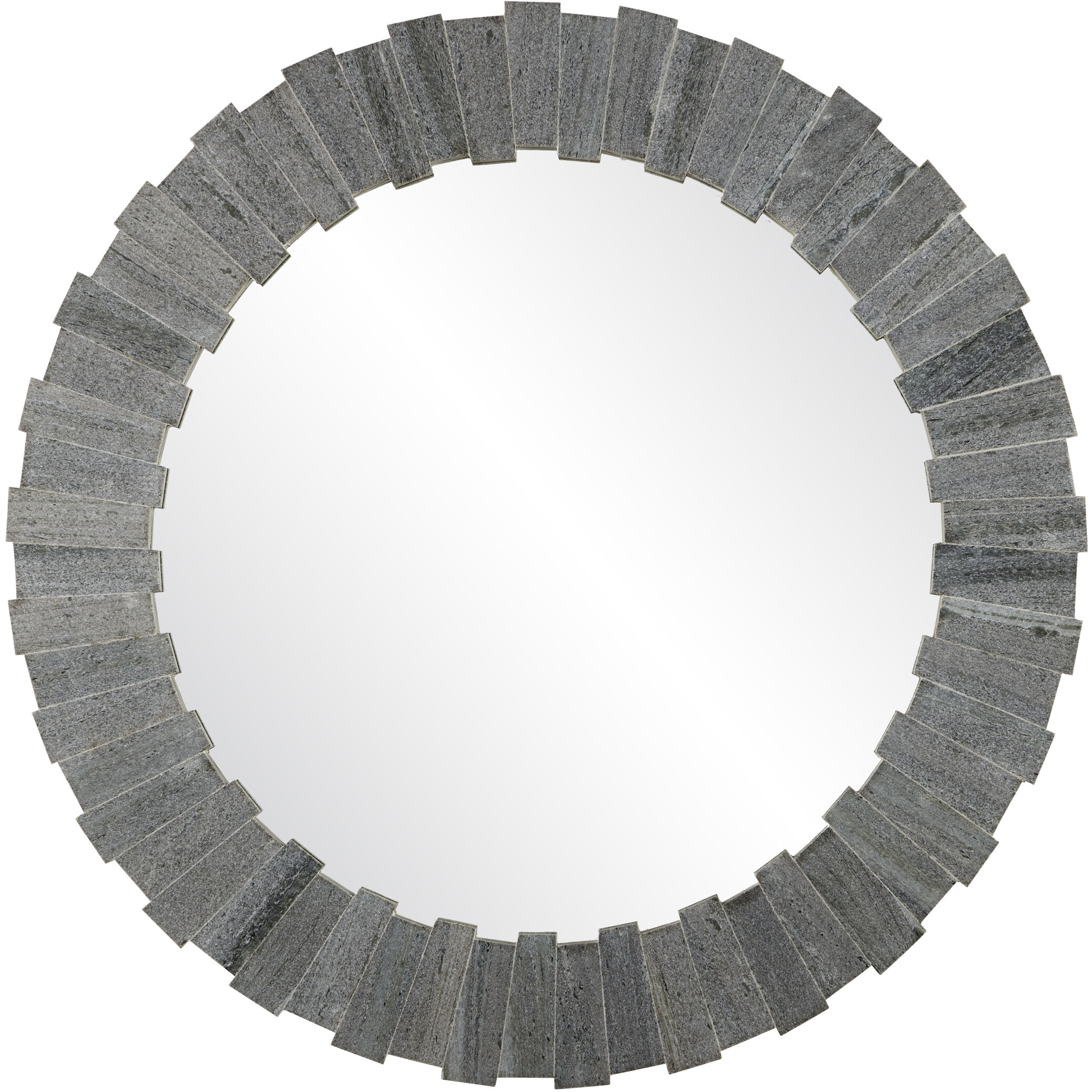 Dario 38.5 inch Gray and Mirror Mirror