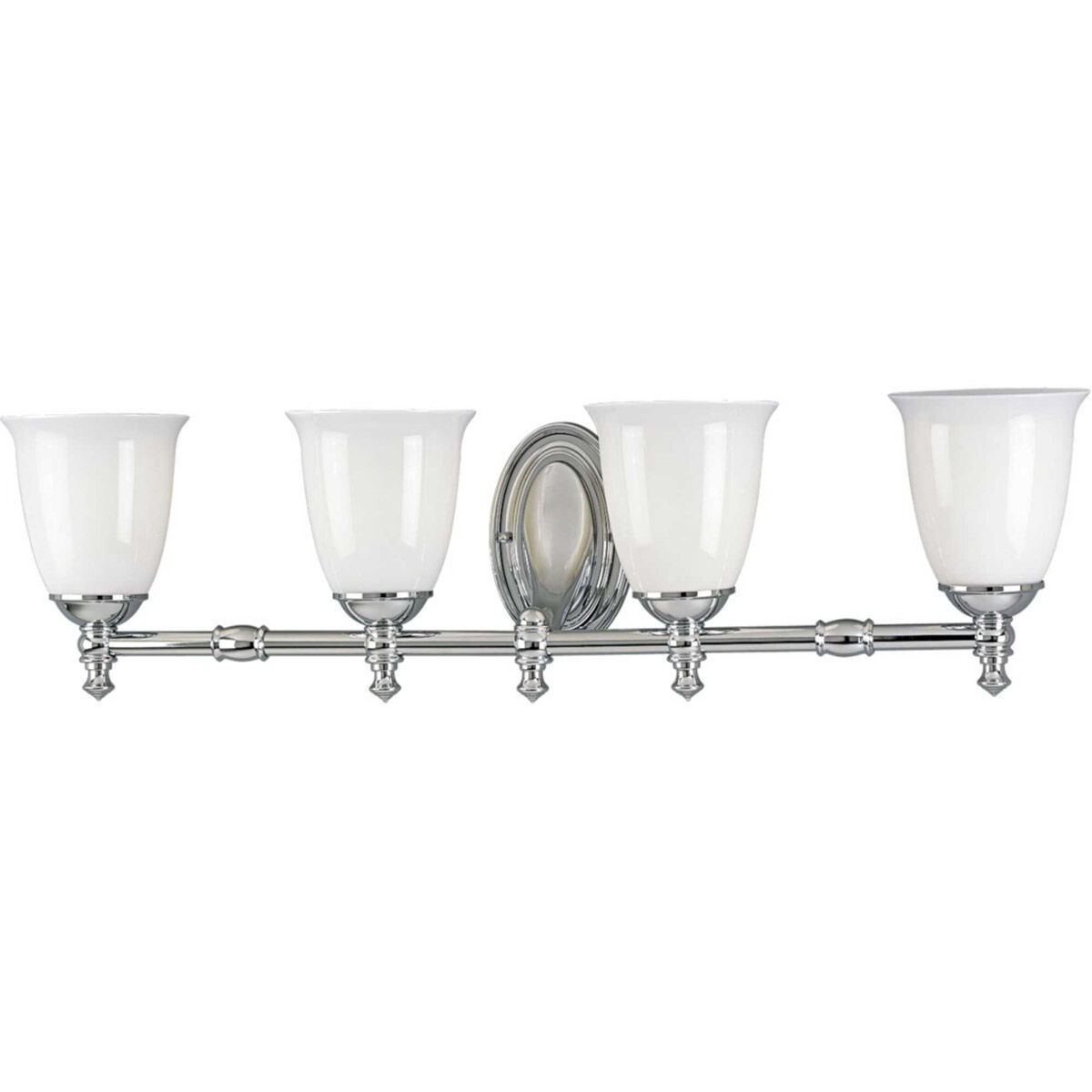 Victorian 4 Light 32.50 inch Bathroom Vanity Light