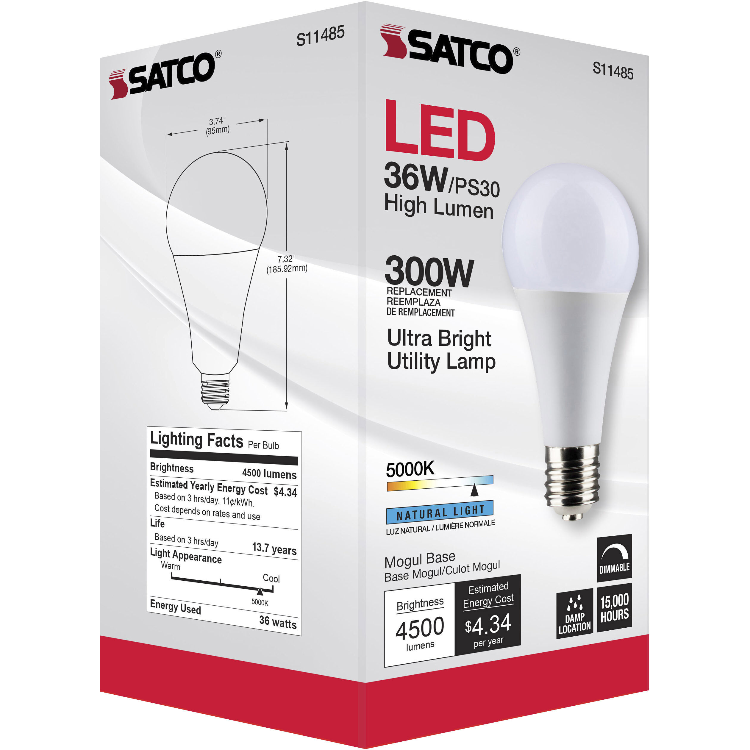 Lumos Mogul 36.00 watt 5000 Utility Lamp