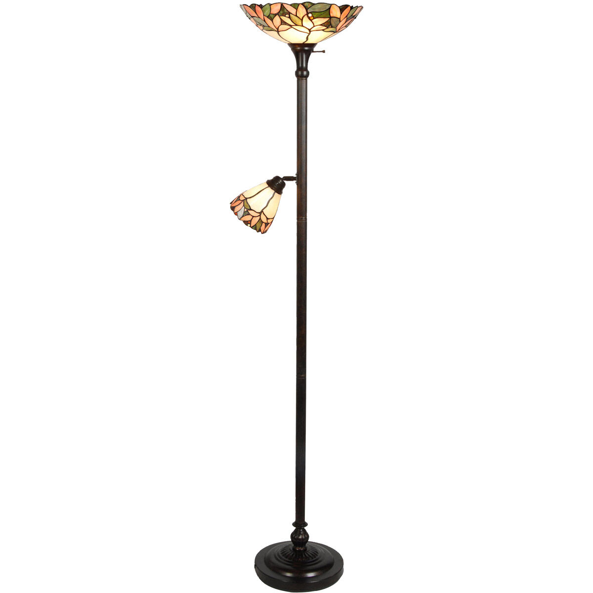 Springdale 70 inch 150.00 watt Antique Golden Sand Floor Lamp Portable Light