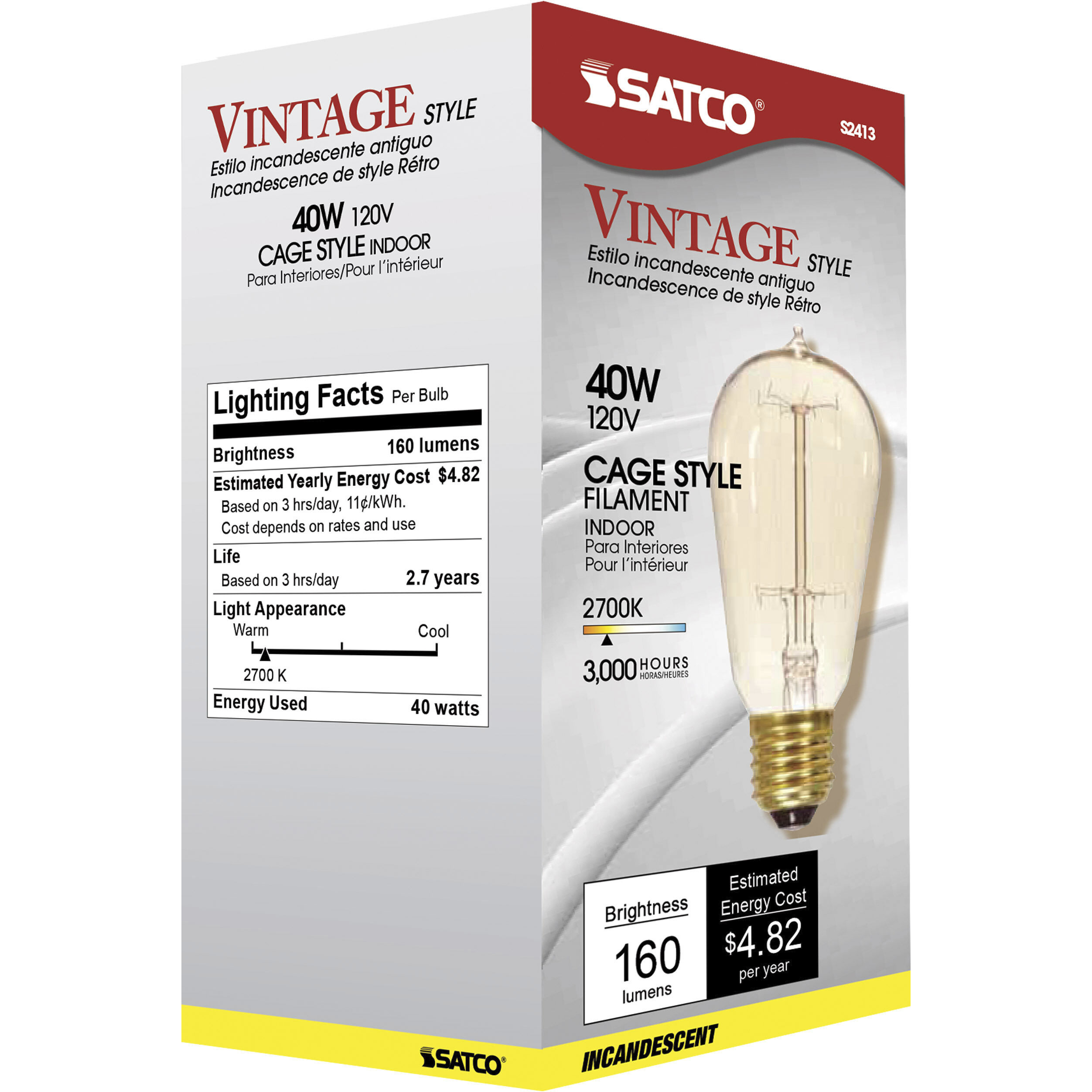 60 watt lamp in 40 watt fitting deals