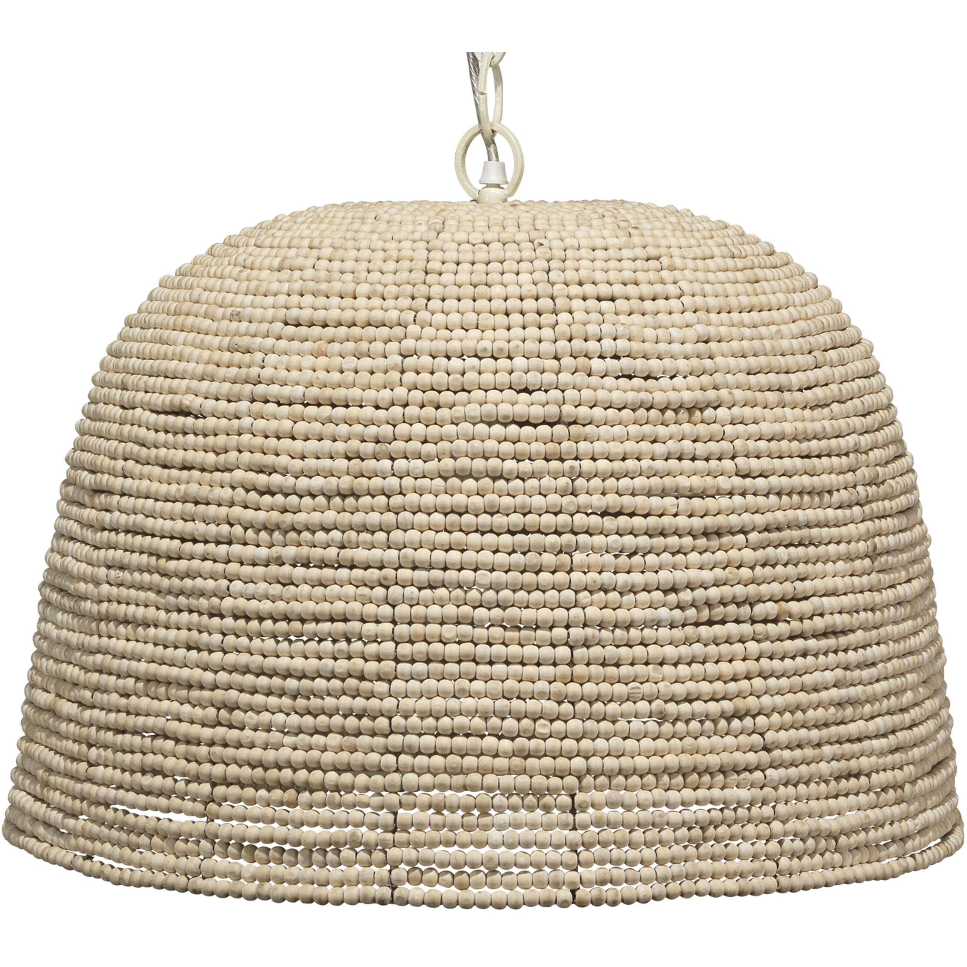 High 1 Light 22 inch Natural Pendant Ceiling Light