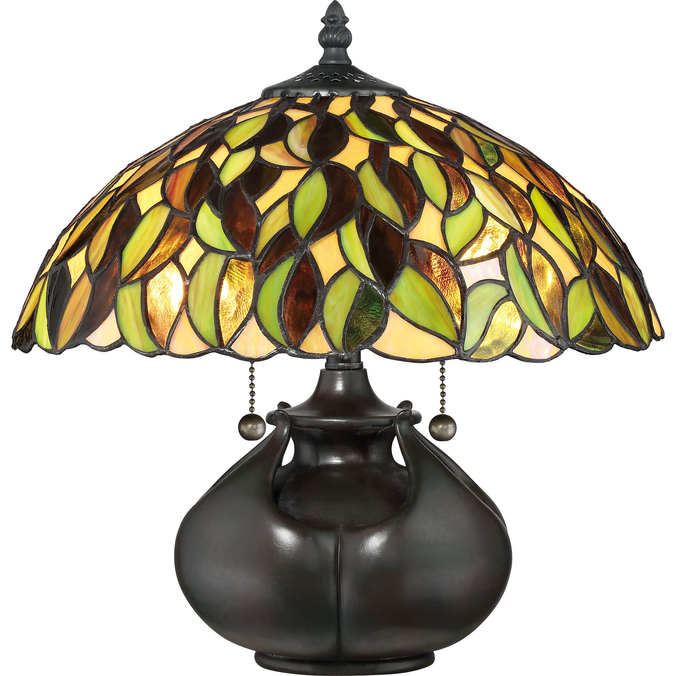 Greenwood 14.5 inch 60.00 watt Valiant Bronze Table Lamp Portable Light, Naturals