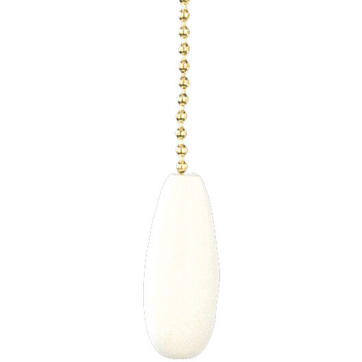 Signature White Porcelain Fan Pull Chain