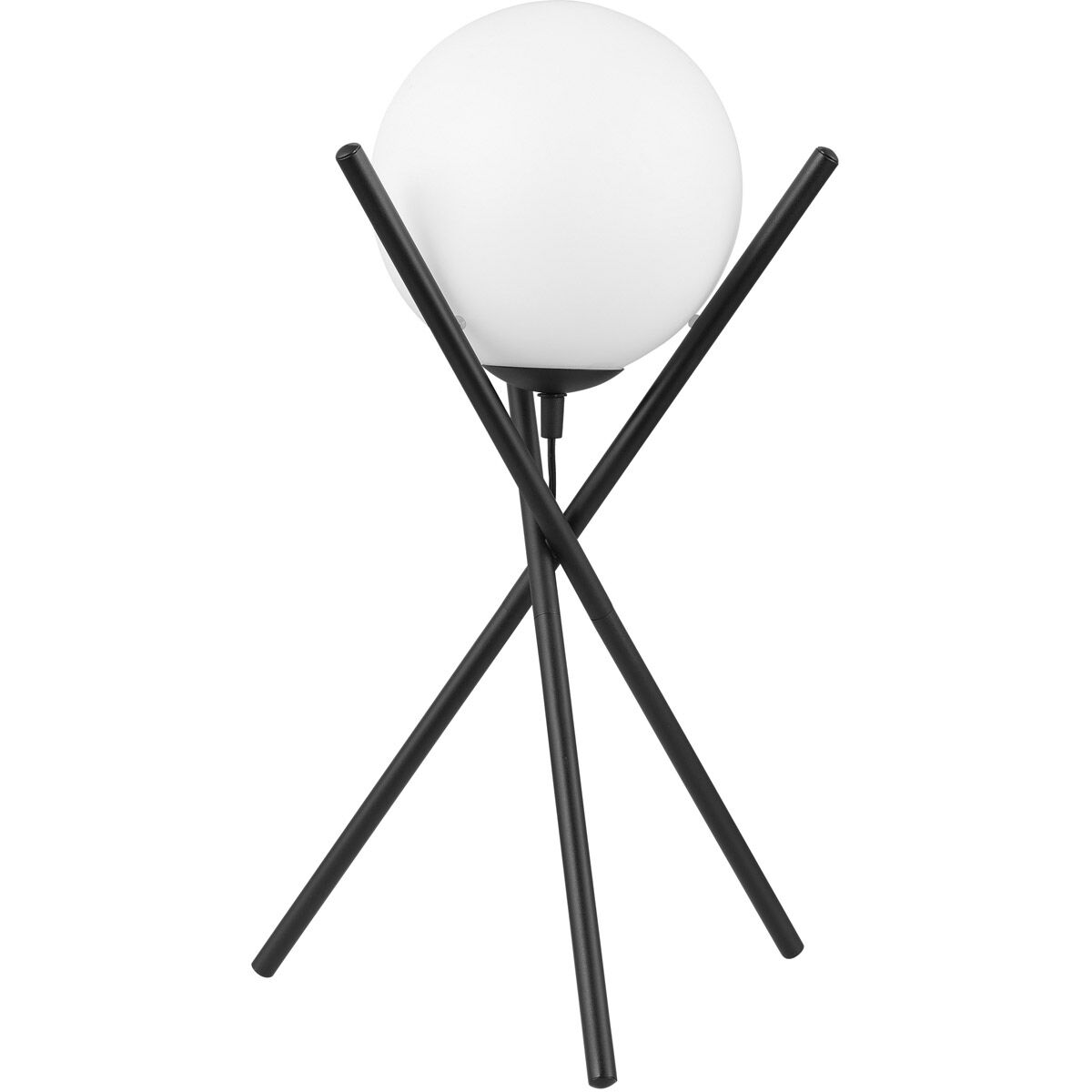 Salvezinas 19.2 inch 40 watt Matte Black Table Lamp Portable Light