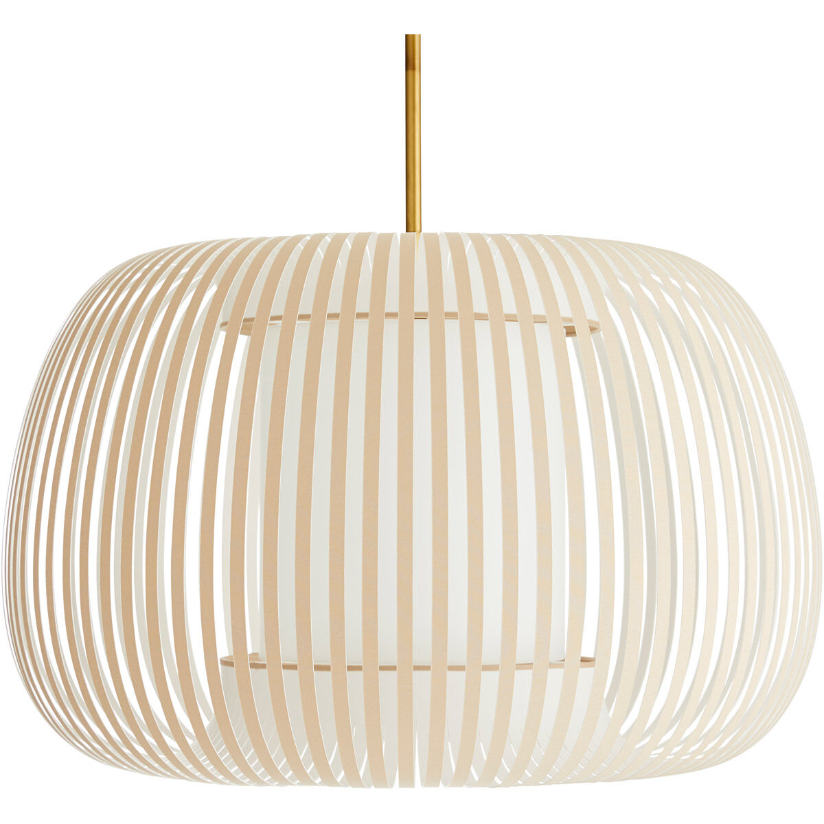 Mia 1 Light 27 inch Beige Pendant Ceiling Light