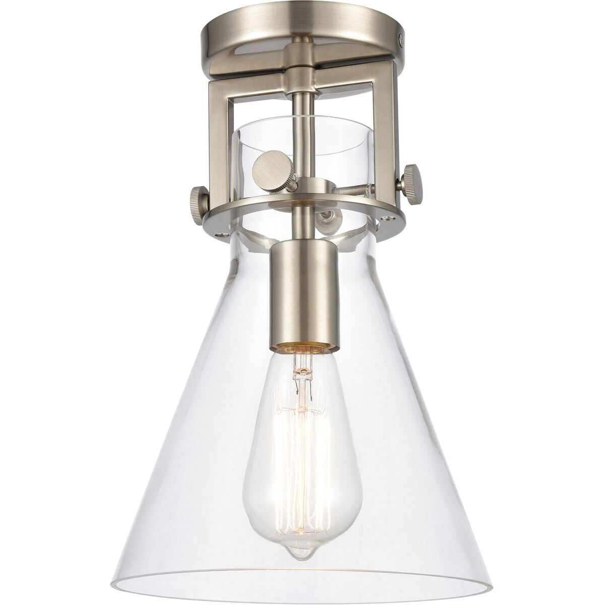 Restoration Newton 1 Light 8.00 inch Flush Mount