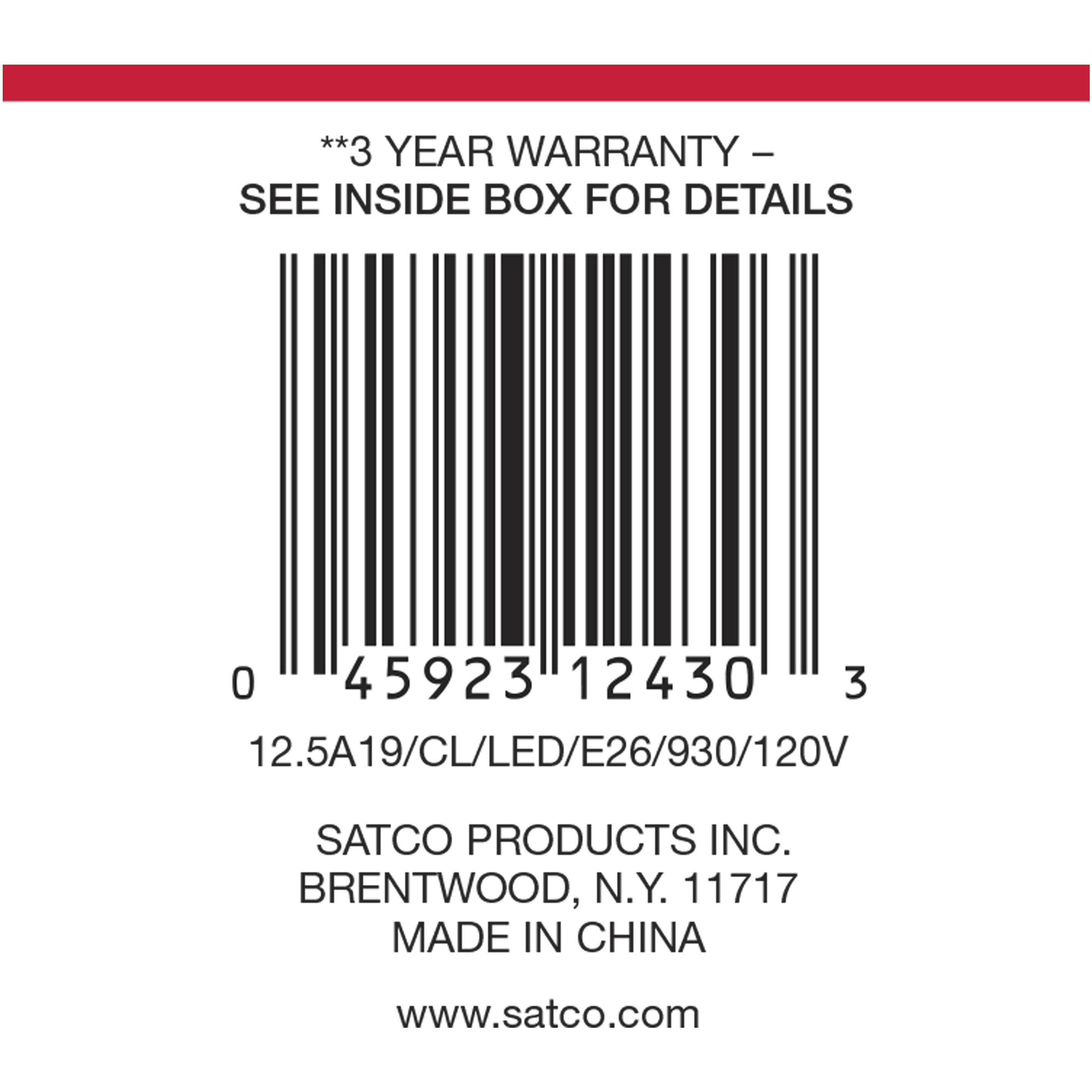 Lumos LED Medium 12.50 watt 120 3000K Light Bulb