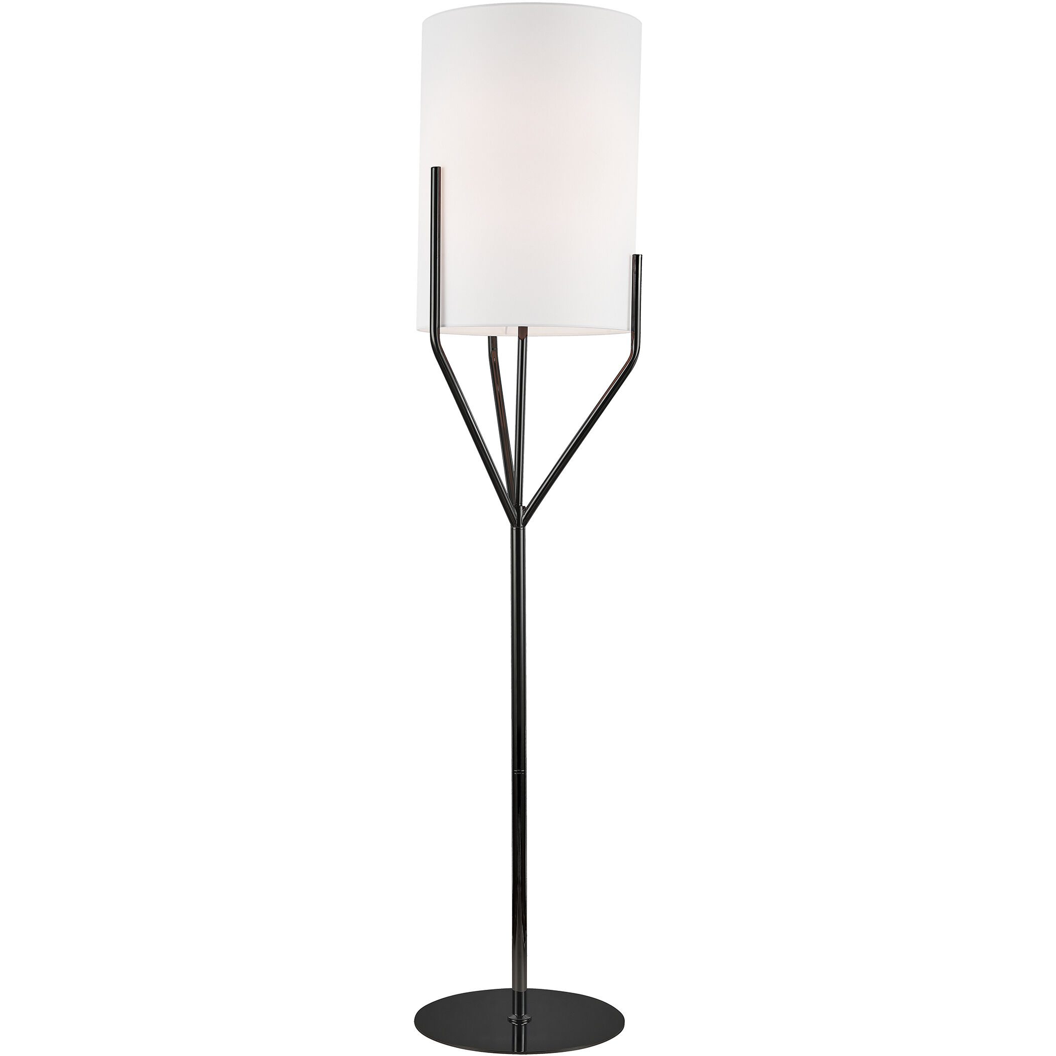 Khloe 65 inch 100.00 watt Matte Black Decorative Floor Lamp Portable Light