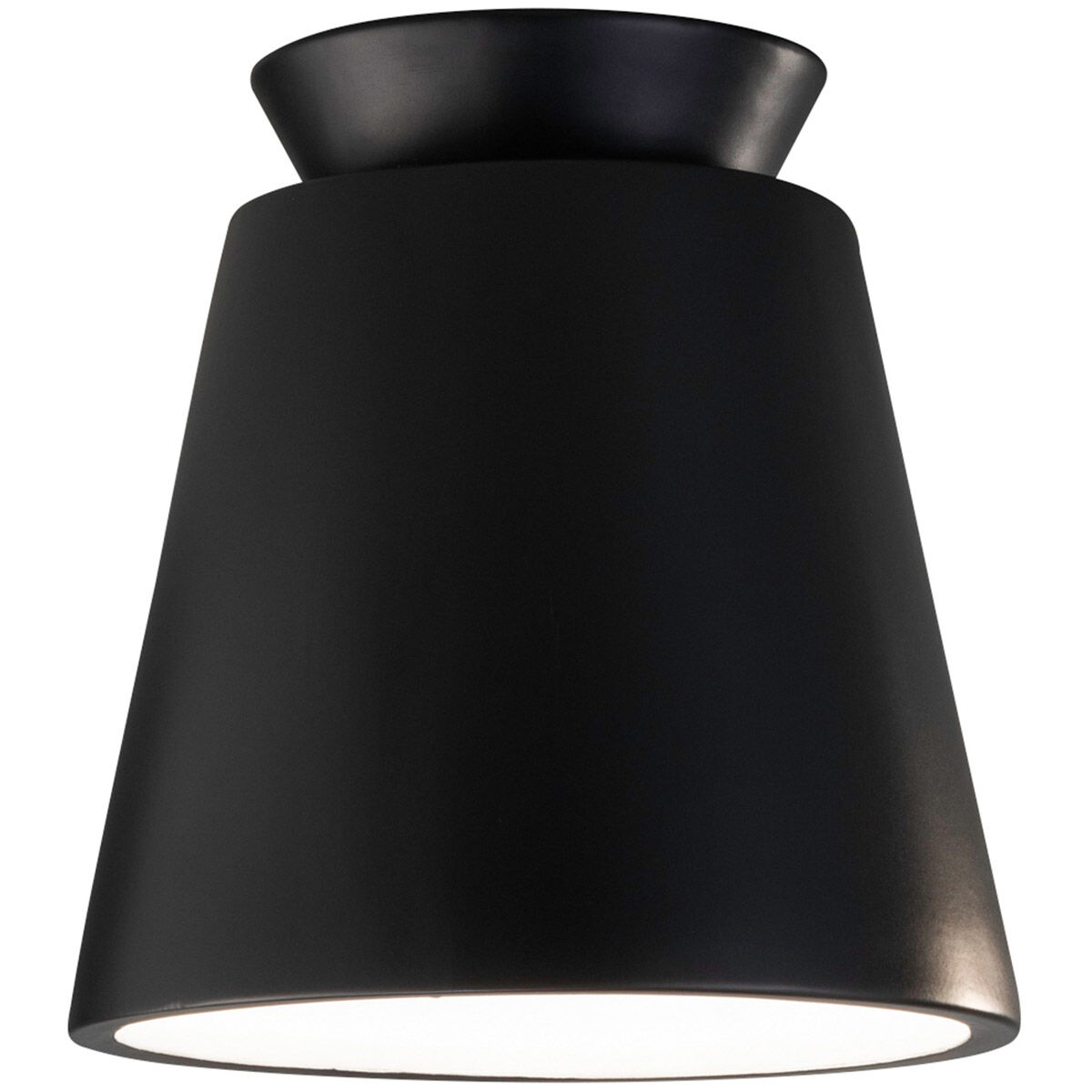 Radiance Collection LED 7.5 inch Celadon Green Crackle Outdoor Flush-Mount