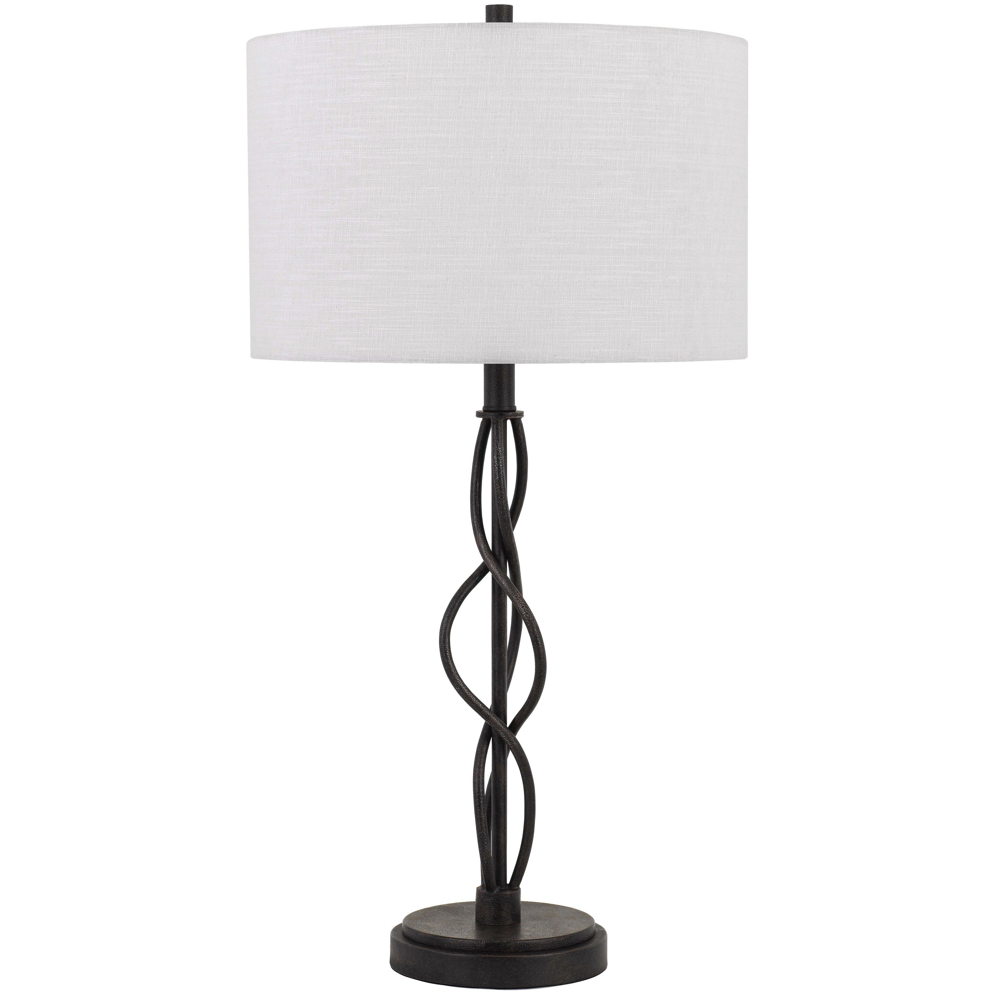 Antony 30 inch 150 watt Textured Bronze Table Lamp Portable Light