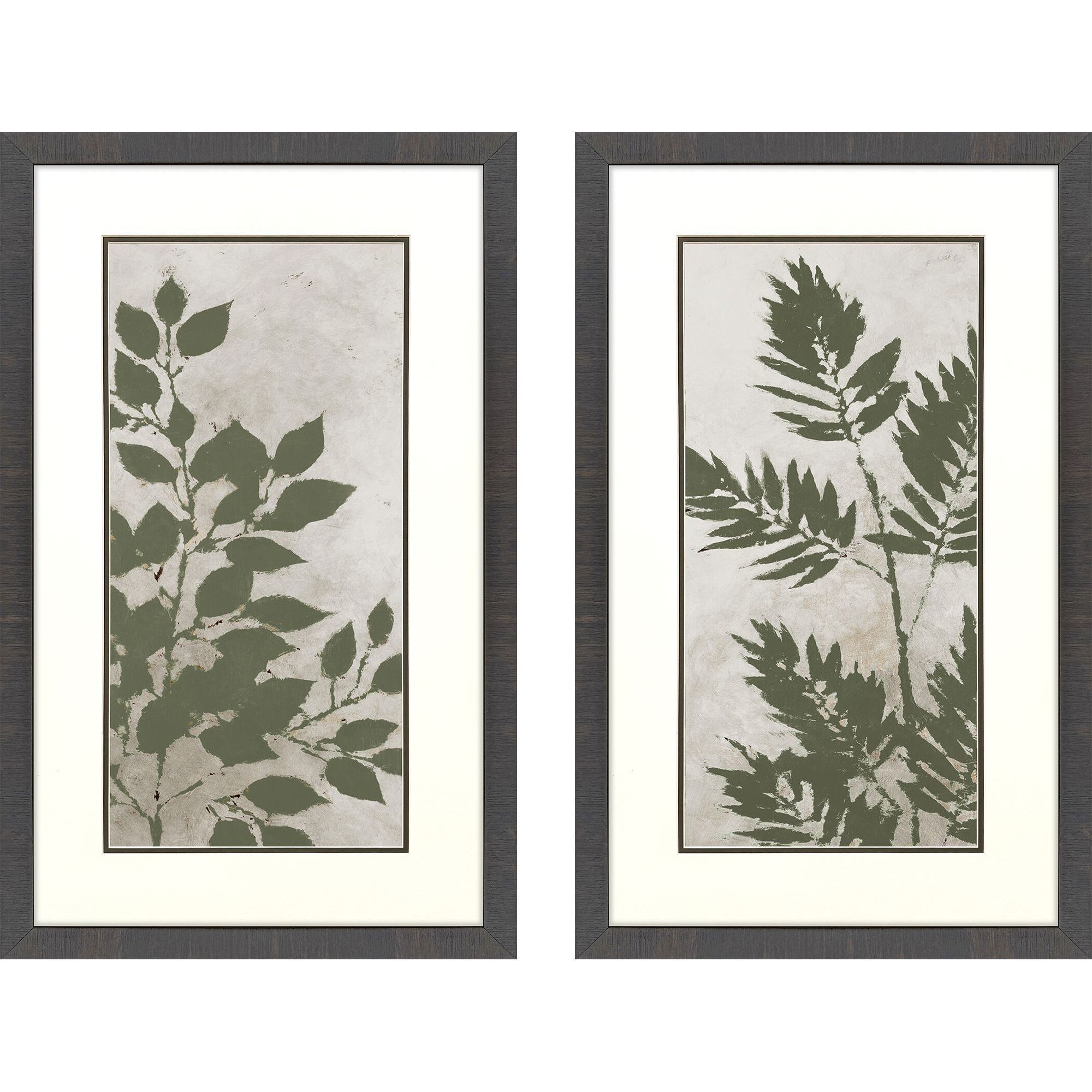 Propac Green and Brown and Neutral Framed Art, Propac