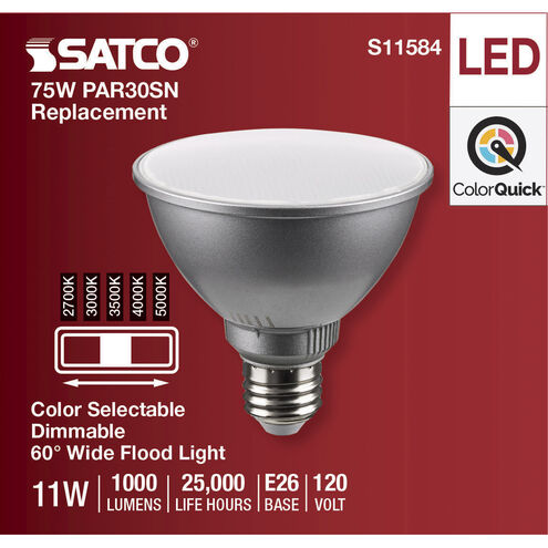 Lumos LED Medium PAR30SN 11 watt 2700K/3000K/3500K/4000K/5000K Light Bulb