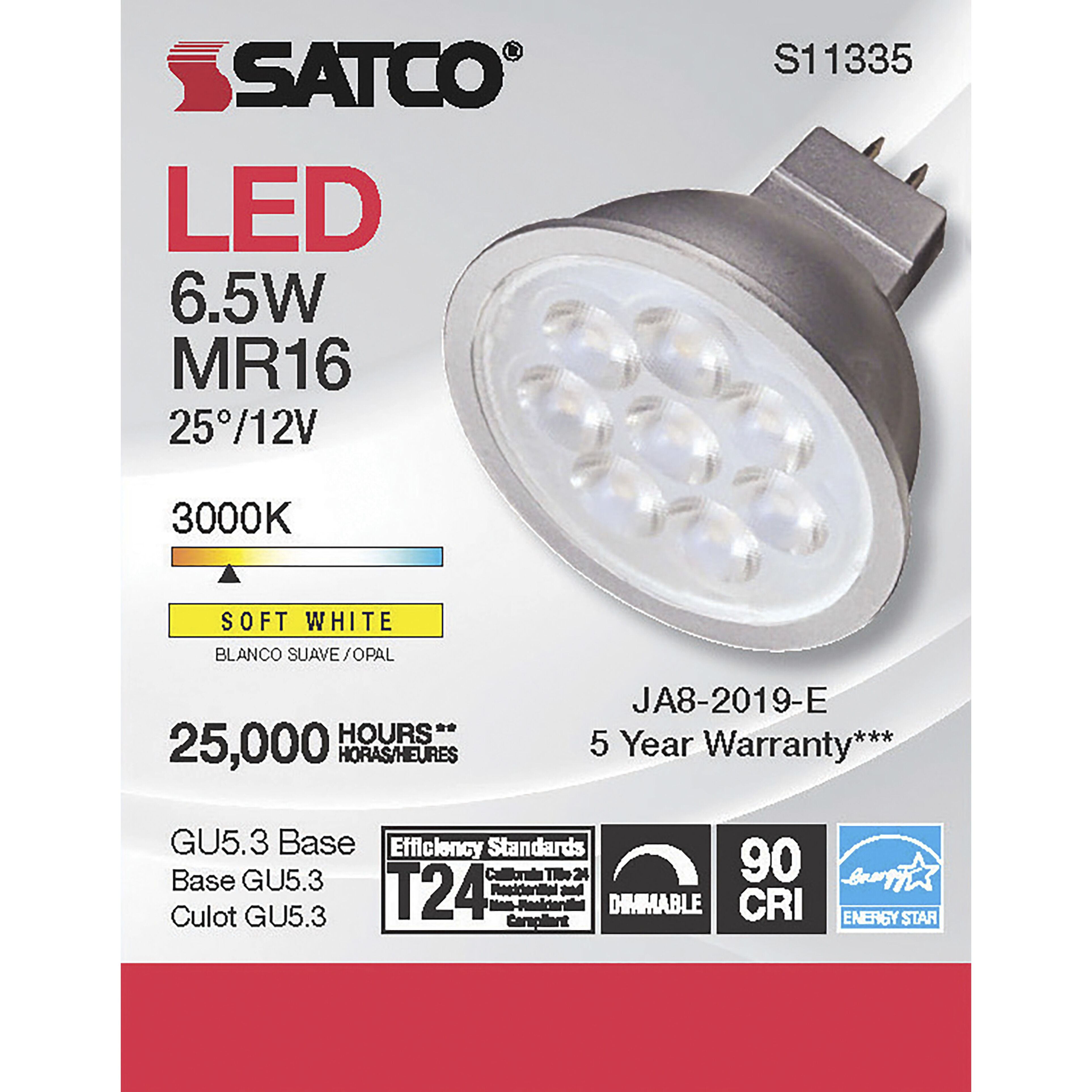 Satco led 6.5 shop w mr16