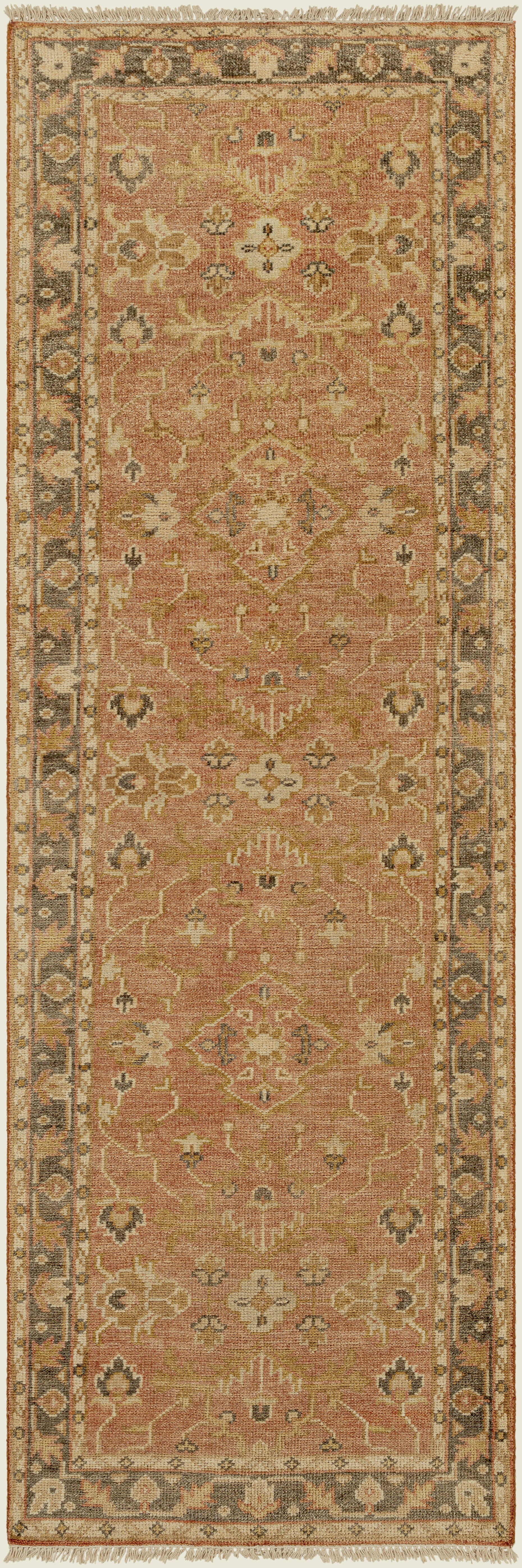 Fantasia 96 X 30 inch Brown Rug, Runner