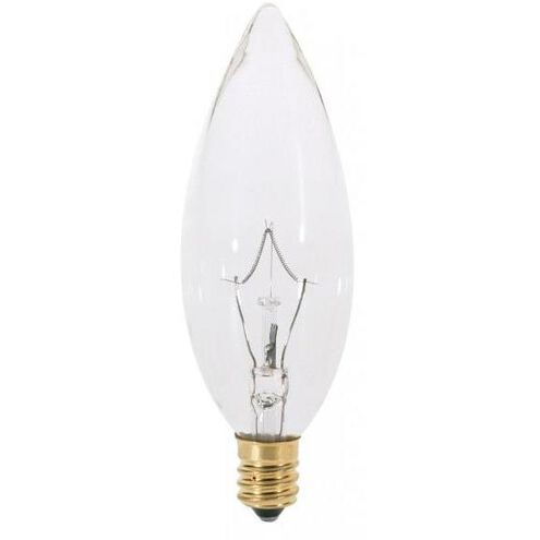 Lumos Incandescent B10 Candelabra E12 25 watt 220V 2700K Light Bulb