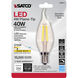 Lumos LED CA11 Candelabra E12 4 watt 120V 2700K Light Bulb