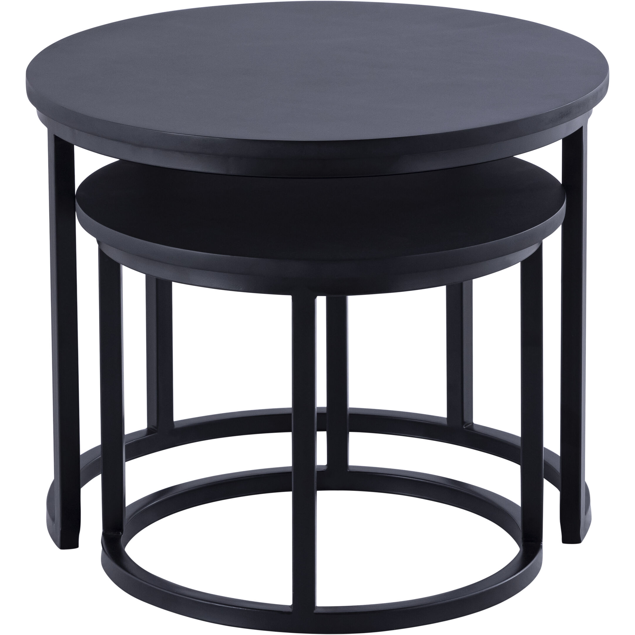 Kaala 21 X 21 inch Black Table Set