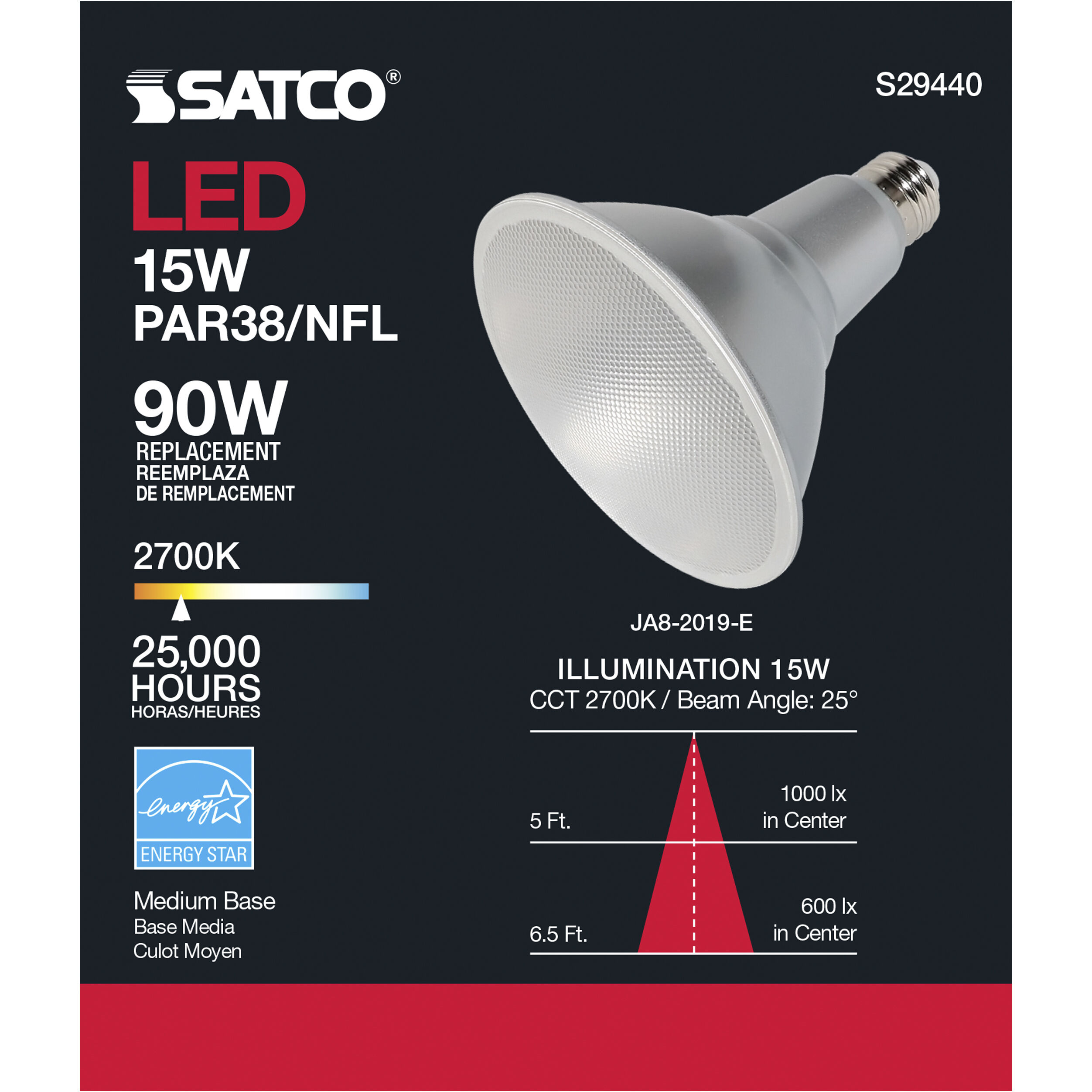 Lumos LED PAR38 Medium 15.00 watt 120 2700K LED Bulb