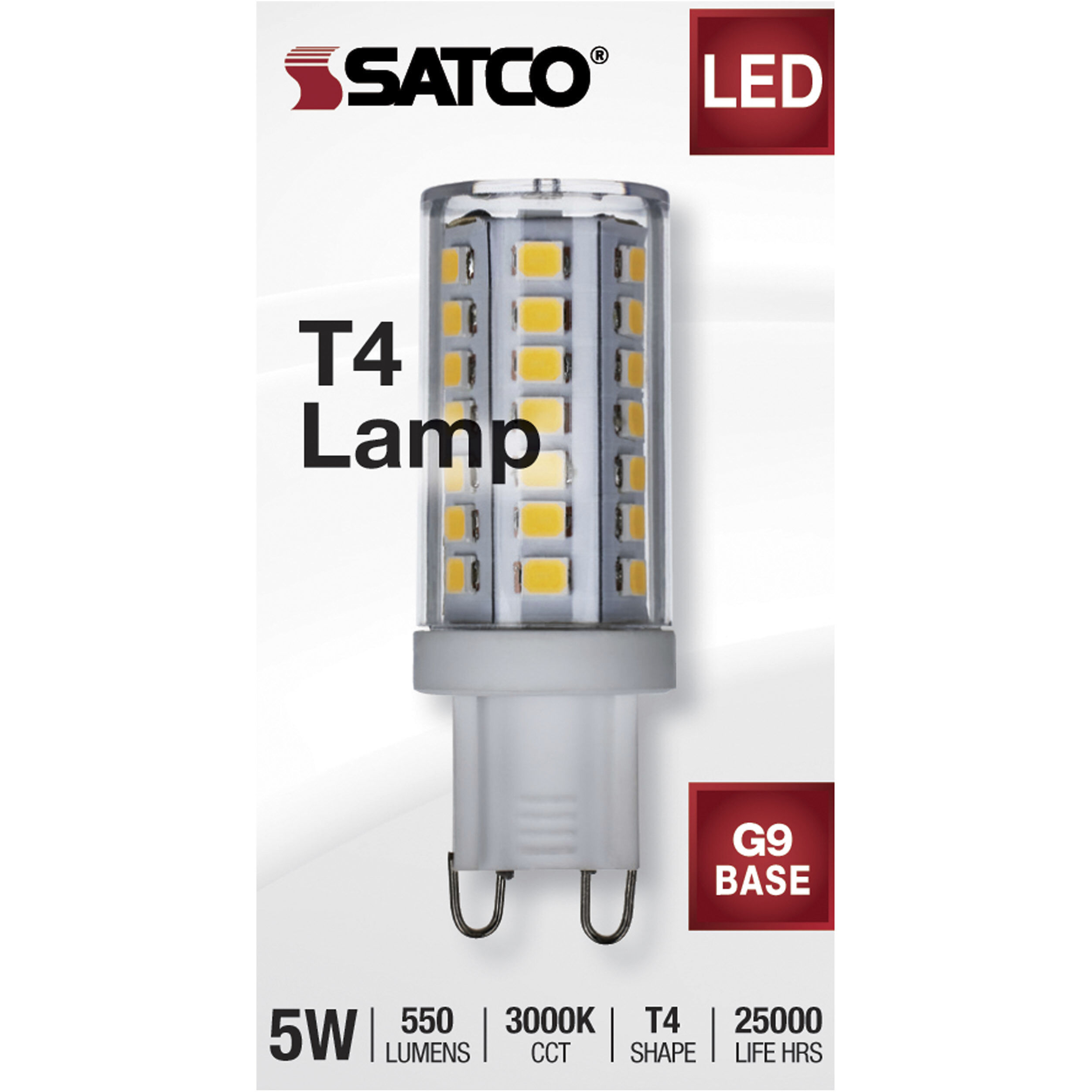 Lumos LED JCD LED G9 Double Loop 5 watt 3000K Mini and Pin-Based LED