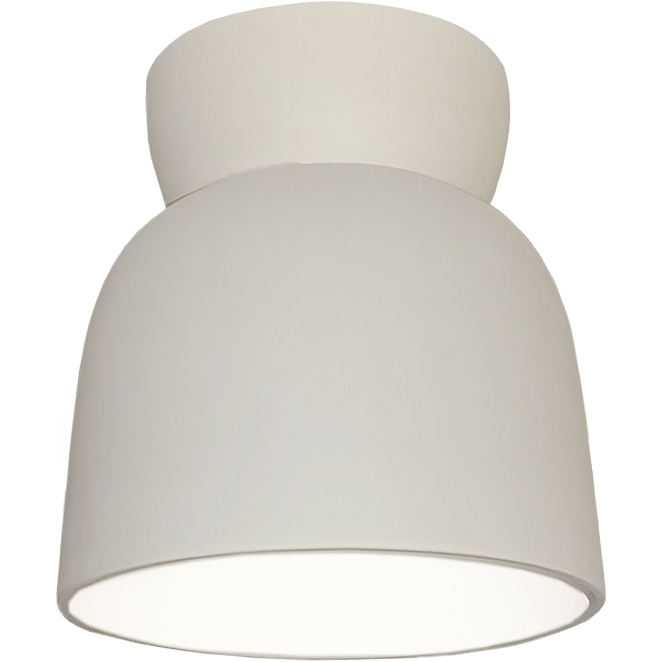 Radiance Collection 1 Light 7.5 inch White Crackle Flush Mount Ceiling Light