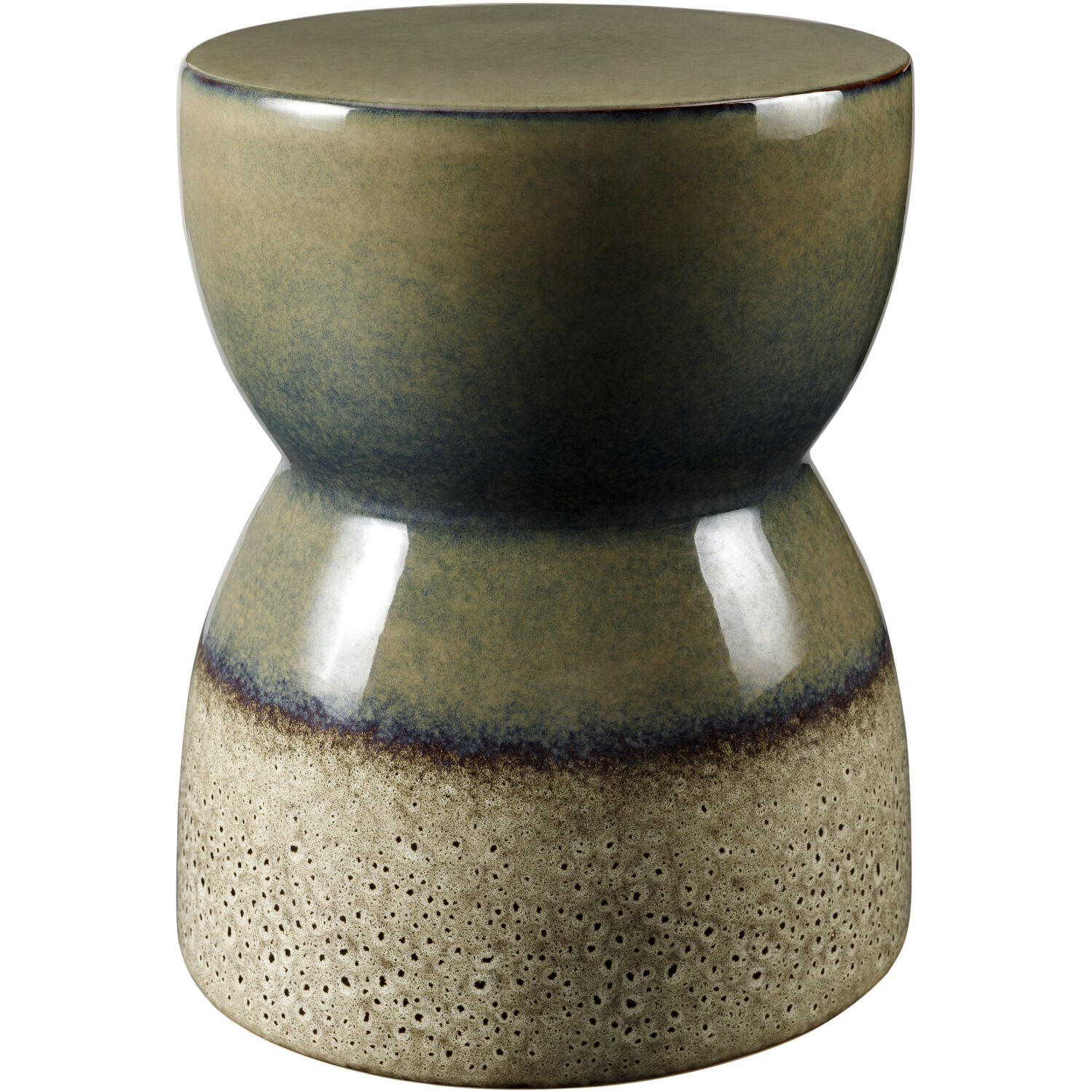 Hourglass 16.7 X 13 inch Sage End Table