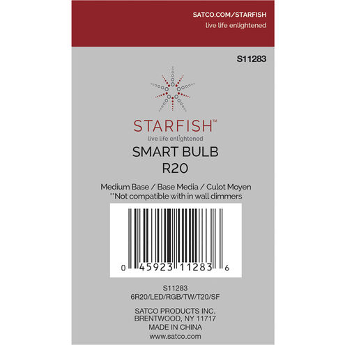 Starfish IOT LED R20 E26 6.00 watt 120V 2700K-5000K Bulb