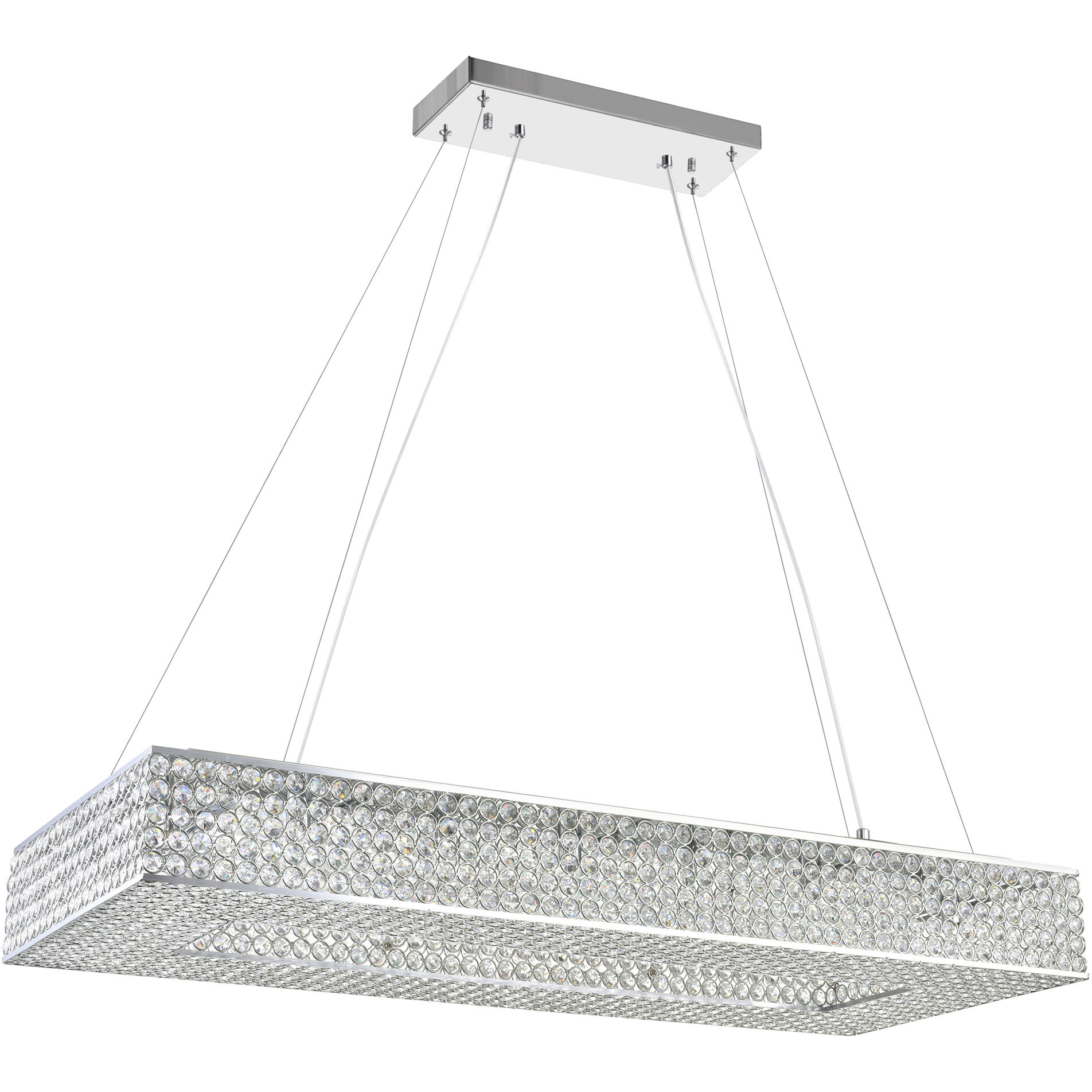 Dannie 16 Light 39 inch Chrome Island/Pool Table Light Ceiling Light