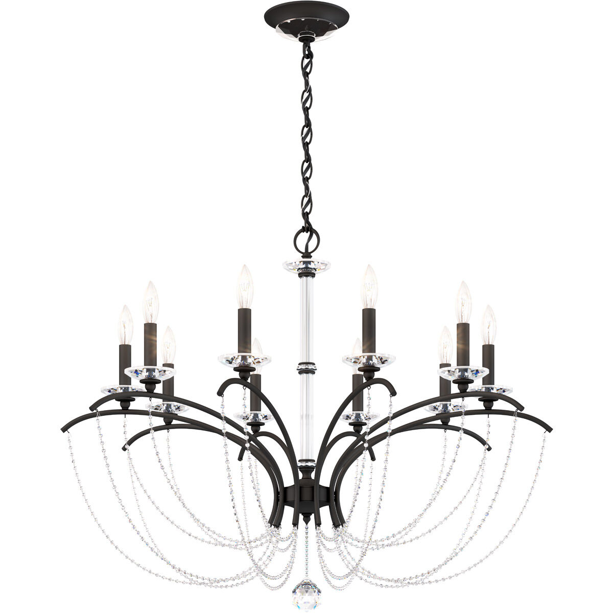 Priscilla 10 Light 0.00 inch Chandelier