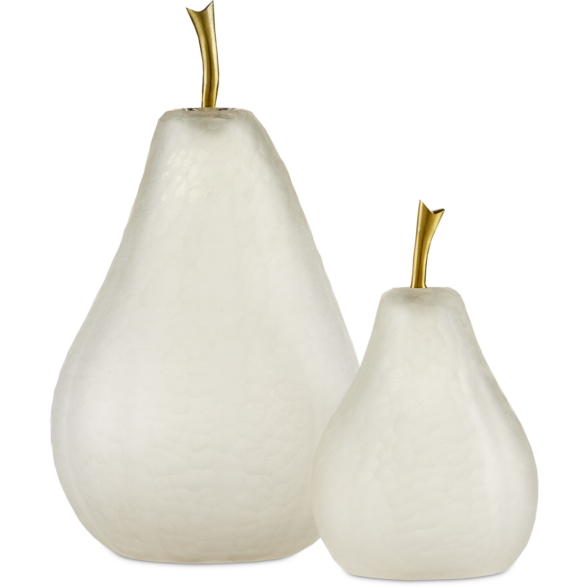 Pear 12.25 X 6.63 inch Sculptures, Set of 2