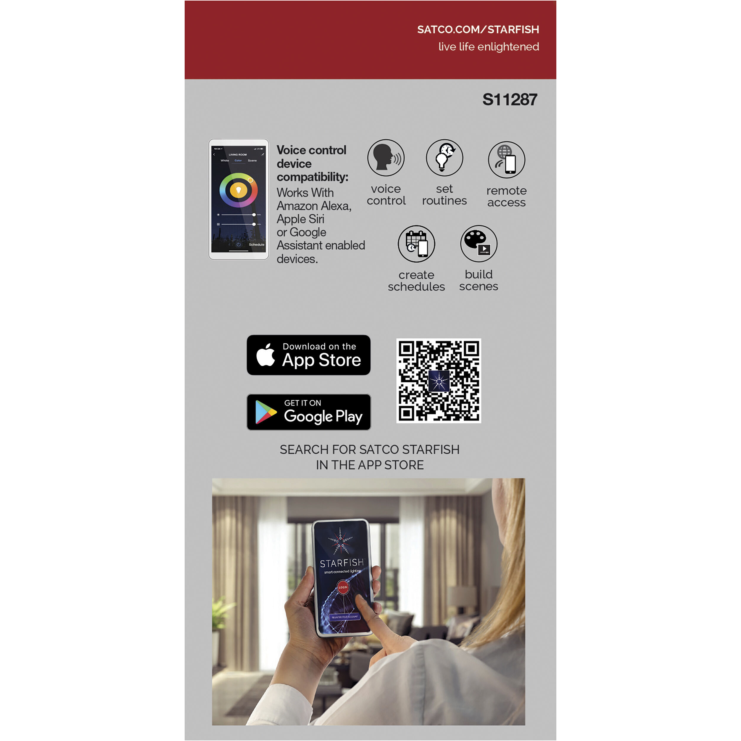 Starfish IOT LED A21 E26 13.00 watt 120V 2700K-5000K Bulb