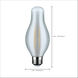 Lumos LED H19 E26 7.00 watt 120 3000K LED Filament