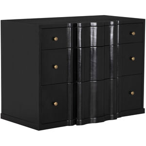 Kiss Hand Rubbed Black Dresser